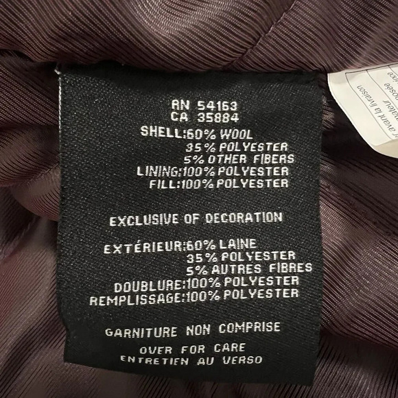 Cole Haan Signature Wool Melton Stand Collar Jacket Trucker Grey Men’s Size XL - Picture 13 of 14